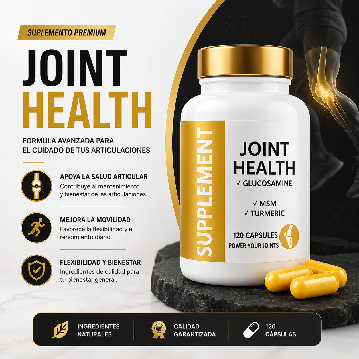JOINT HEALTH SUPLEMENTO - Cuida Tus Articulaciones Cada Día ⭐